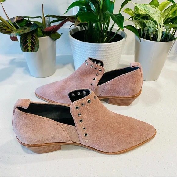 REBECCA MINKOFF DUSTY PINK ANKLE BOOTS / SIZE 8M - Picture 5 of 11